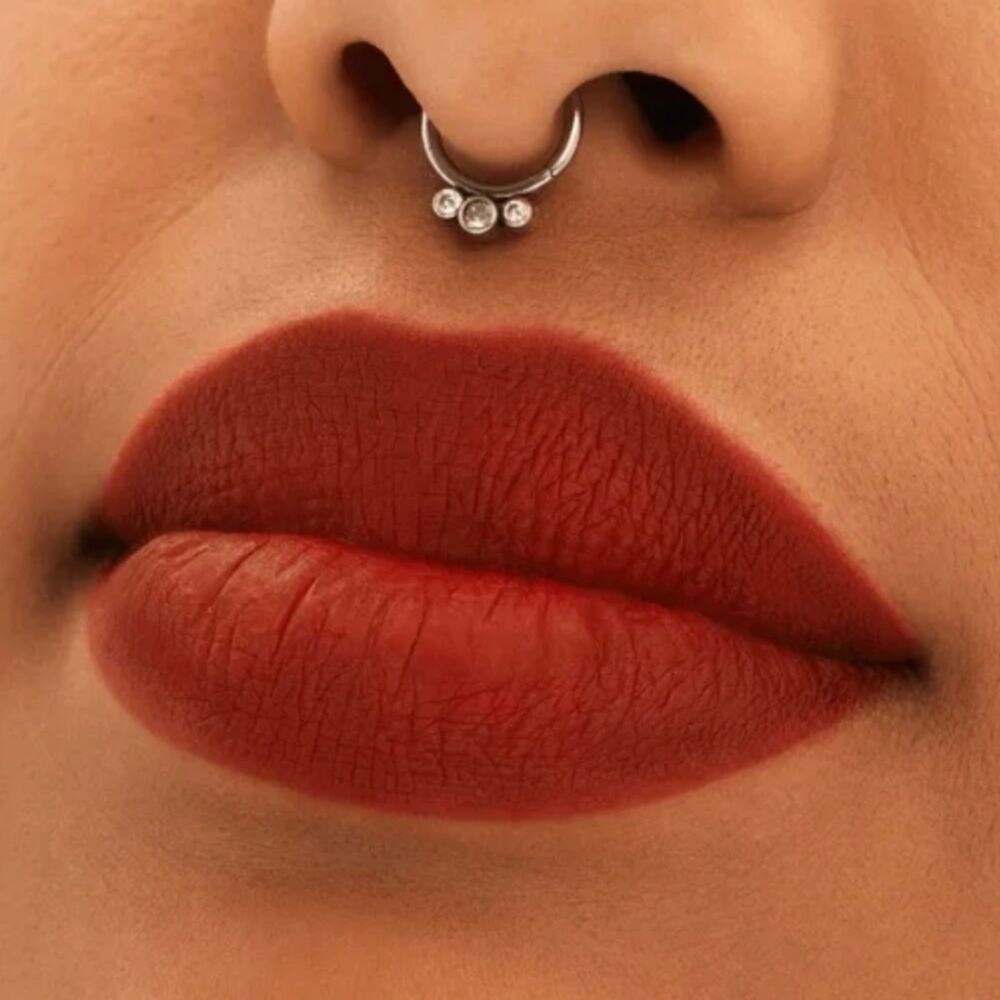 MAC LOCKED KISS 24HR LIPSTICK in VICIOUS (burnt orange) F/S .06 Oz. NEW … - Picture 4 of 6